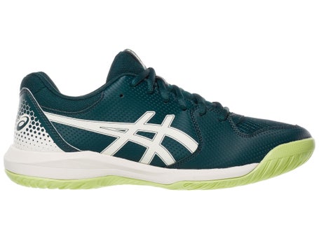 Asics Dedicate 8 Mens Pickleball Shoes - Teal/Cream