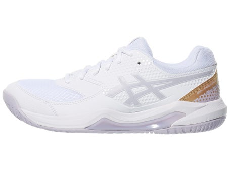 Asics Dedicate 8 Womens Pickleball Shoes Wh/Violet