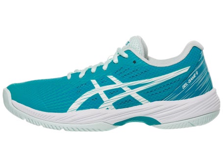 Asics Gel Game 9 Teal Blue/White Womens Shoes