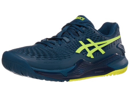Asics Gel Resolution 9\Mako Blue/Yellow Mens Shoes