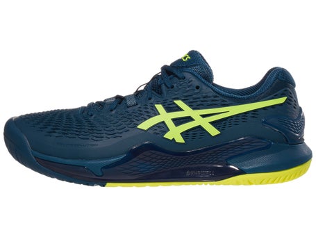 Asics Gel Resolution 9\Mako Blue/Yellow Mens Shoes
