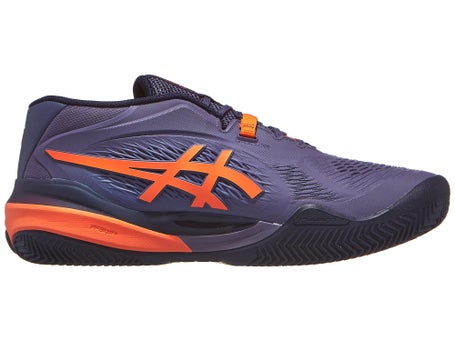 Asics Gel Resolution X Clay Grey/Orange Mens Shoes