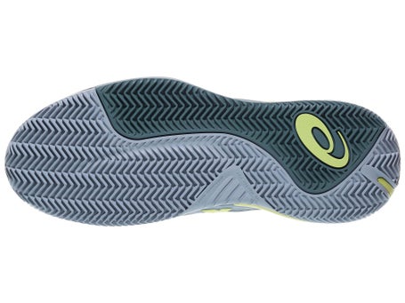 Asics Gel Resolution X Clay Grey/Pistachio Mens Shoes