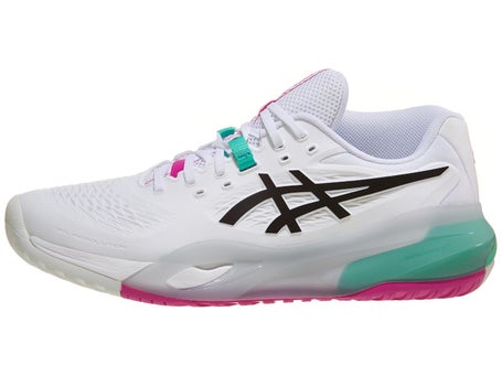 Asics Gel Resolution X White/Aurora Green Mens Shoes