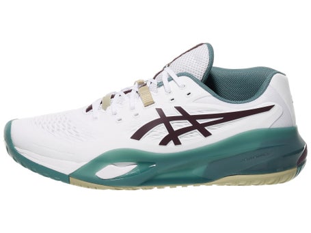 Asics Gel Resolution X White/Dark Aubergine Mens Shoes