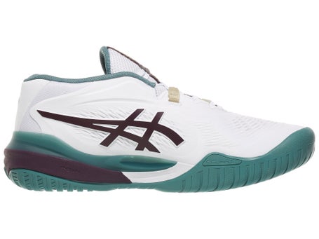 Asics Gel Resolution X White/Dark Aubergine Mens Shoes