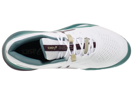 Asics Gel Resolution X White/Dark Aubergine Mens Shoes