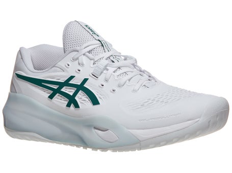 Asics Gel Resolution X White/Green Mens Shoes