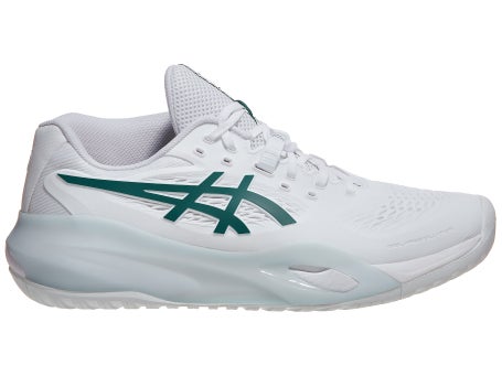 Asics Gel Resolution X White/Green Mens Shoes