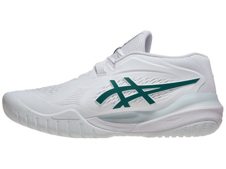 Asics Gel Resolution X White/Green Mens Shoes