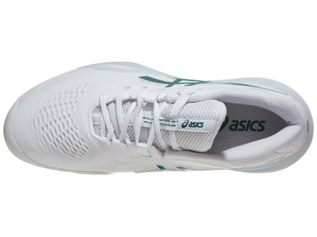 Asics Gel Resolution X White/Green Mens Shoes