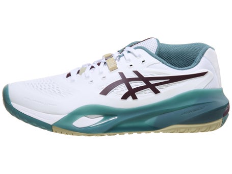 Asics Gel Resolution X 2E White/Aubergine Mens Shoes