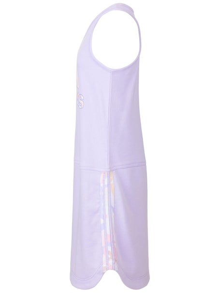 adidas Girls Spring 3 Stripe Dress