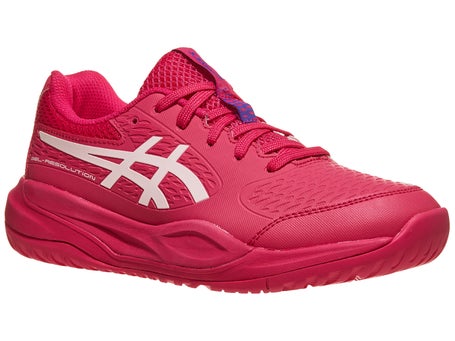 Asics Gel Resolution X GS Rose/Cream Junior Shoes