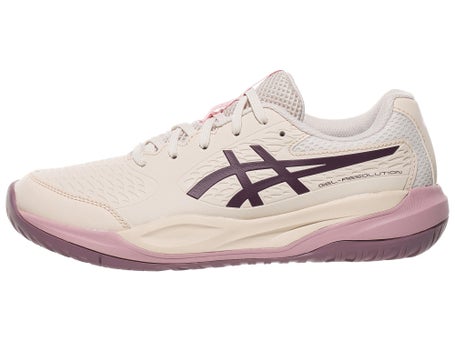 Asics Gel Resolution X GS Oat/Aubergine Junior Shoes