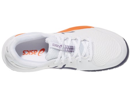Asics Gel Resolution X GS White/Purple Junior Shoes