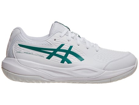 Asics Gel Resolution X GS Wh/Green Junior Shoes
