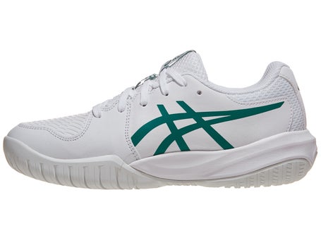 Asics Gel Resolution X GS Wh/Green Junior Shoes