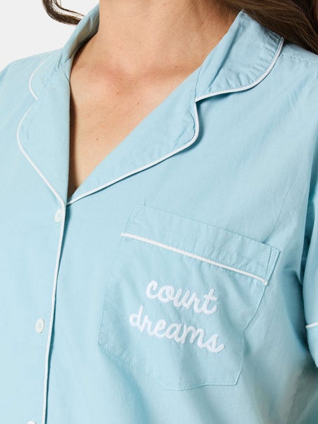 Ame & Lulu Womens Court Dreams Short Pajama Set