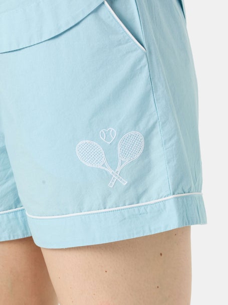 Ame & Lulu Womens Court Dreams Short Pajama Set