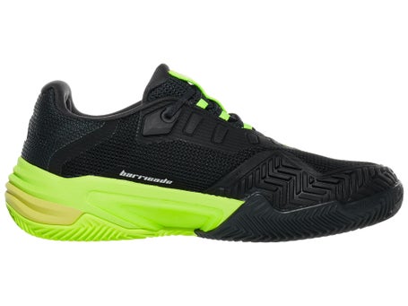 adidas Barricade 13 Clay Black/Lucid Lemon Mens Shoe