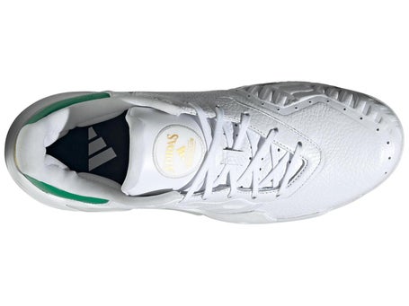adidas Barricade 13 Leather White/Green Mens Shoes