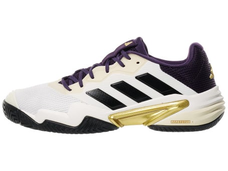 adidas Barricade 13 White/Black/Plum Mens Shoes