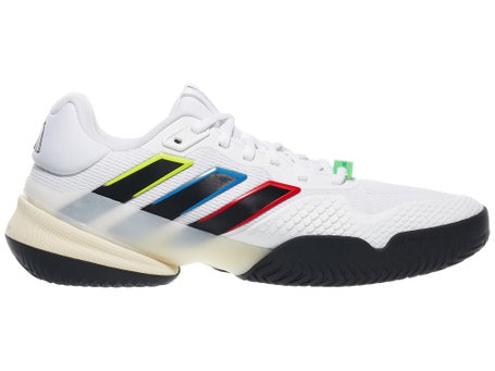 adidas Barricade 14 White/Black/Cream Mens Shoes