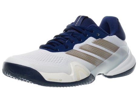 adidas Barricade 14 White/Dark Blue Mens Shoes