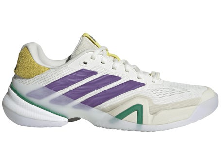 adidas Barricade 14 White/Purple/Green Mens Shoes