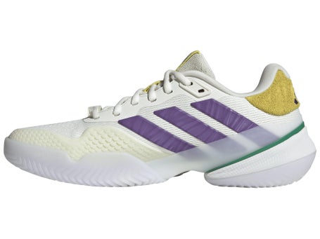 adidas Barricade 14 White/Purple/Green Mens Shoes