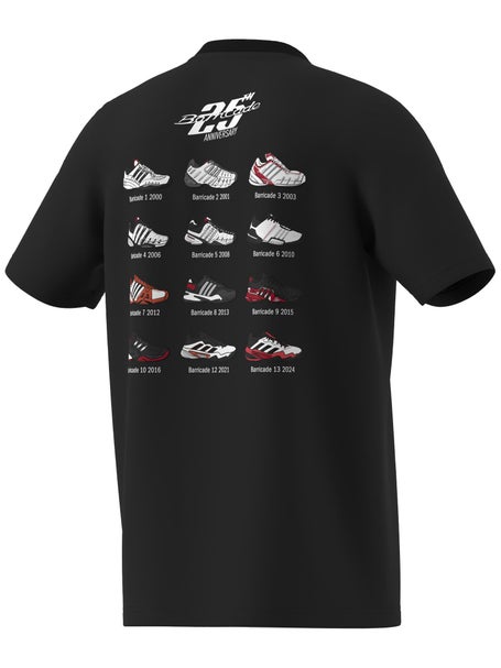 adidas Mens Barricade Anniversary T-Shirt