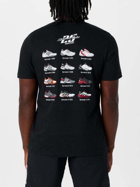 adidas Mens Barricade Anniversary T-Shirt