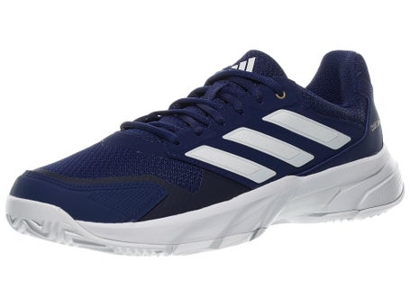 adidas CourtJam Control 3 Dark Blue/White Mens Shoes