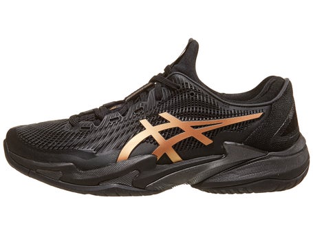 Asics Court FF 3 Novak Black/Gold Mens Shoes