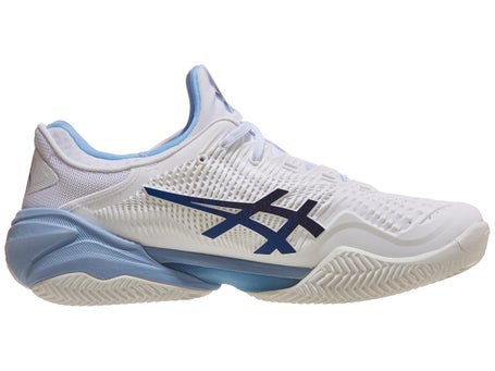 Asics Court FF 3 Novak Clay White/Blue Mens Shoes