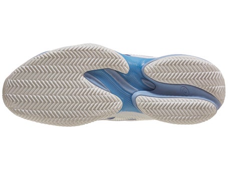 Asics Court FF 3 Novak Clay White/Blue Mens Shoes