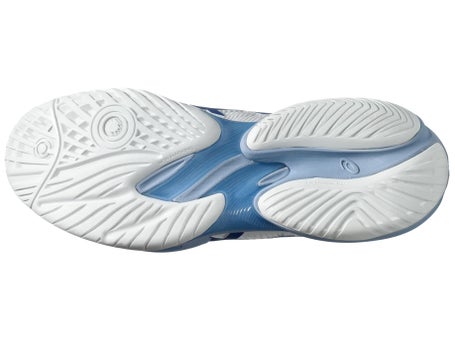 Asics Court FF 3 Novak White/Tuna Blue Mens Shoes