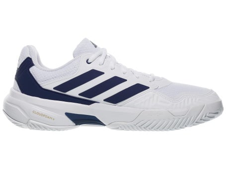 adidas CourtJam Control 3 White/Dark Blue Mens Shoes