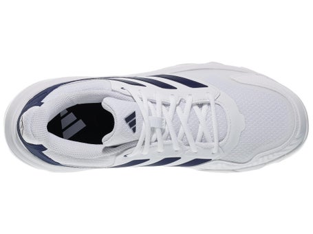 adidas CourtJam Control 3 White/Dark Blue Mens Shoes