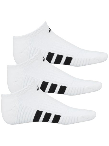 adidas Mens Cushioned 4.0 3-Pack No Show Socks White