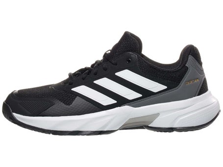 adidas CourtJam Control 3 Black/White Mens Shoe