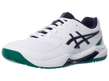 Asics Gel Dedicate 8 2E Wh/Midnight Mens Shoes