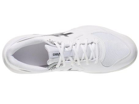 Asics Gel Dedicate 9 2E White/Black Mens Shoes