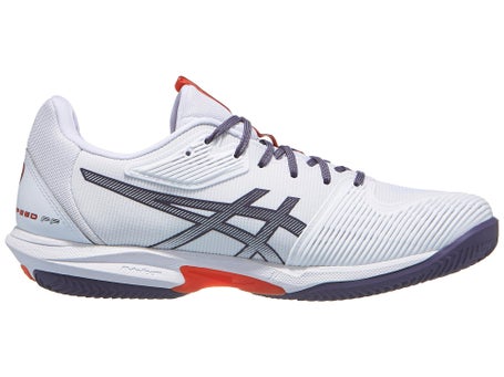 Asics Solution Speed FF 3 Clay White/Purple Mens Shoes