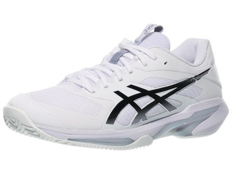 Asics Solution Speed FF 4 Clay White/Black Mens Shoes 