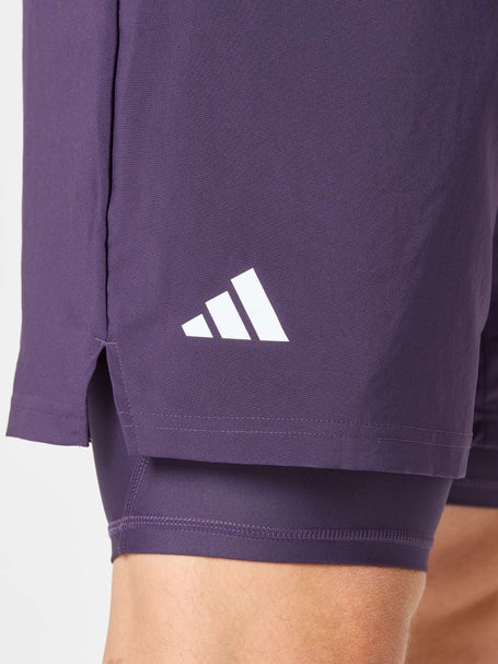 adidas Mens Fall Club 2-in-1 Short