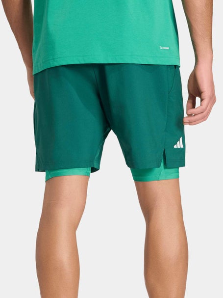adidas Mens Fall Club 2-in-1 Short