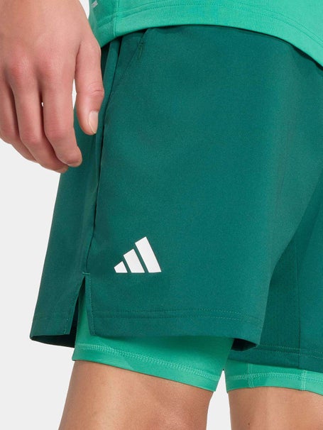 adidas Mens Fall Club 2-in-1 Short