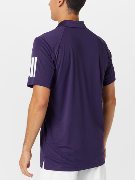 adidas Mens Fall Club 3 Stripe Polo